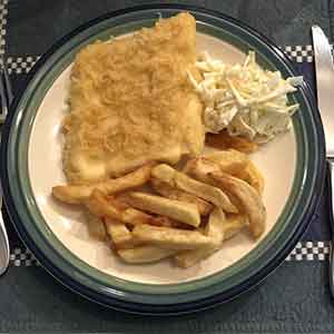 Plate Of Fish And Chips